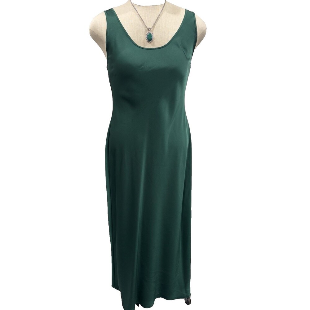 Mango MNG L Green Long Maxi Dress New With Tag